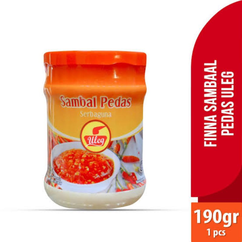 

Sambal Pedas Serbaguna Uleg Sambal Pedas Jar 190 gr