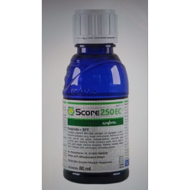 Score 250 EC | 80 ml | Fungisida sistemik untuk penyakit bercak daun, hawar pelepah, busuk batang me