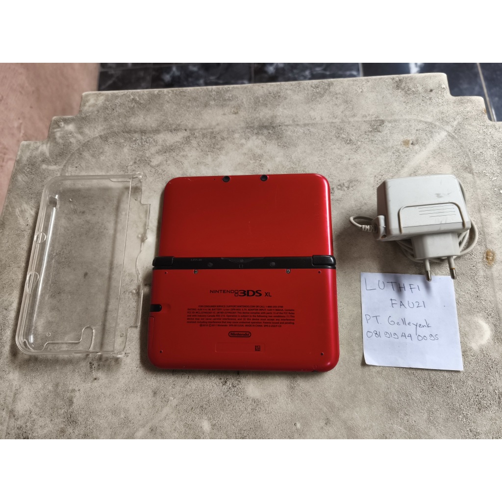 Nintendo 3DS XL Red Black OFW CFW Luma by request 00