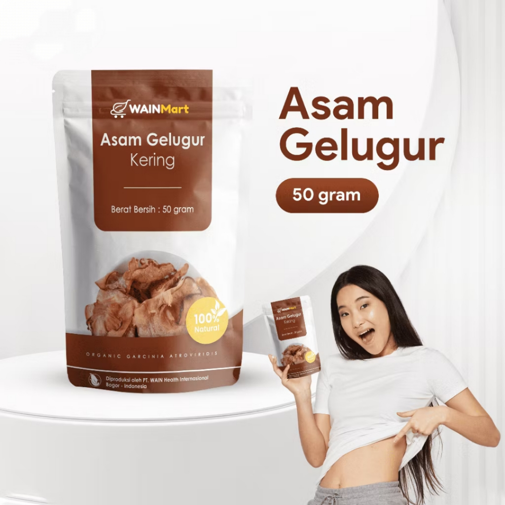 

ASAM GELUGUR Kering Tanpa Garam Organik 50 gram