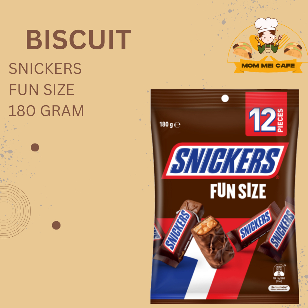 

Biskuit SNICKERS Fun Size Chocolate Biscuit