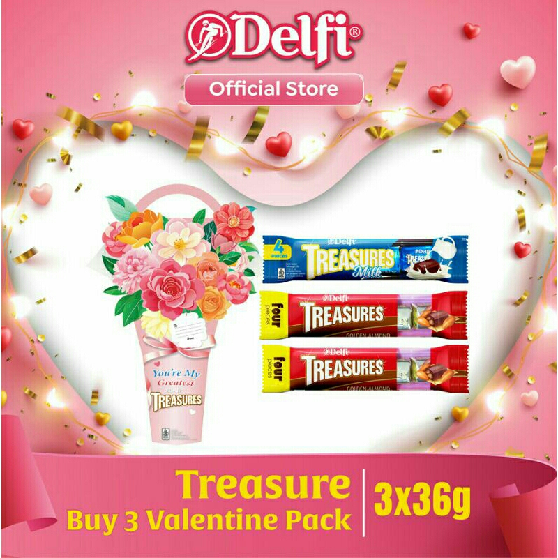 

Delfi Treasures Milk Box valentine isi 3pc