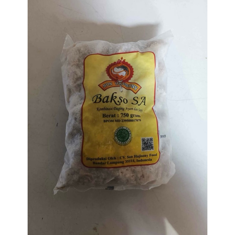 

Bakso Sony SA 750gram ( daging ayam mix sapi )+ Bumbu Bakso Sony