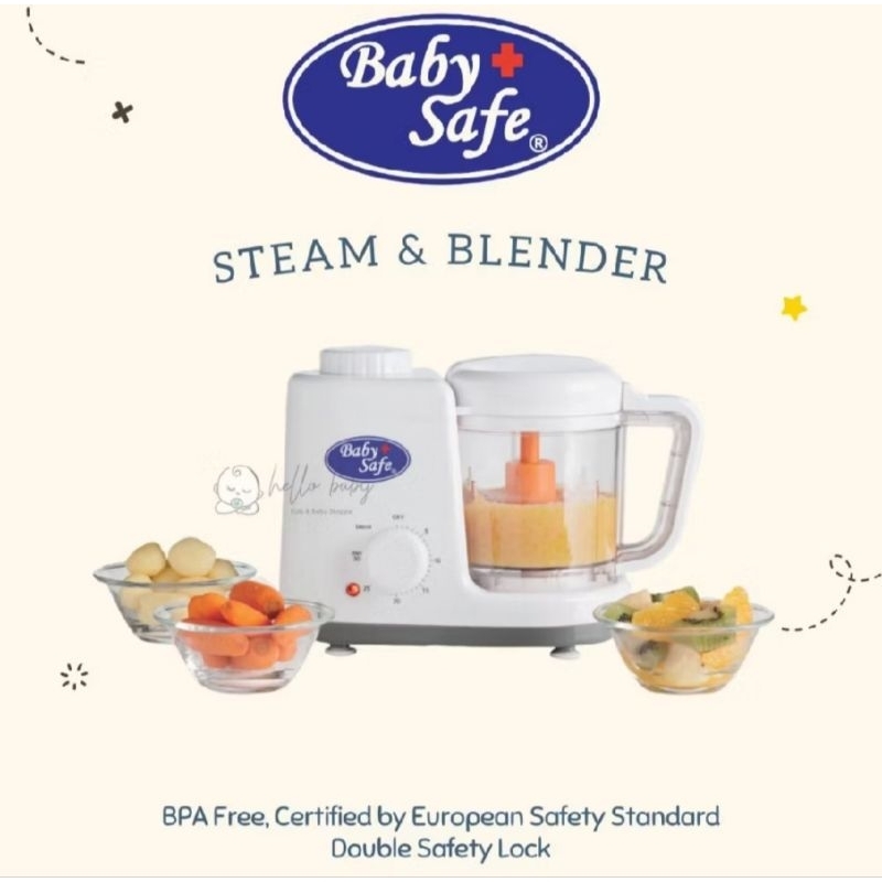 Baby Safe Food Maker Processor LB003 / BabySafe Blender Steamer