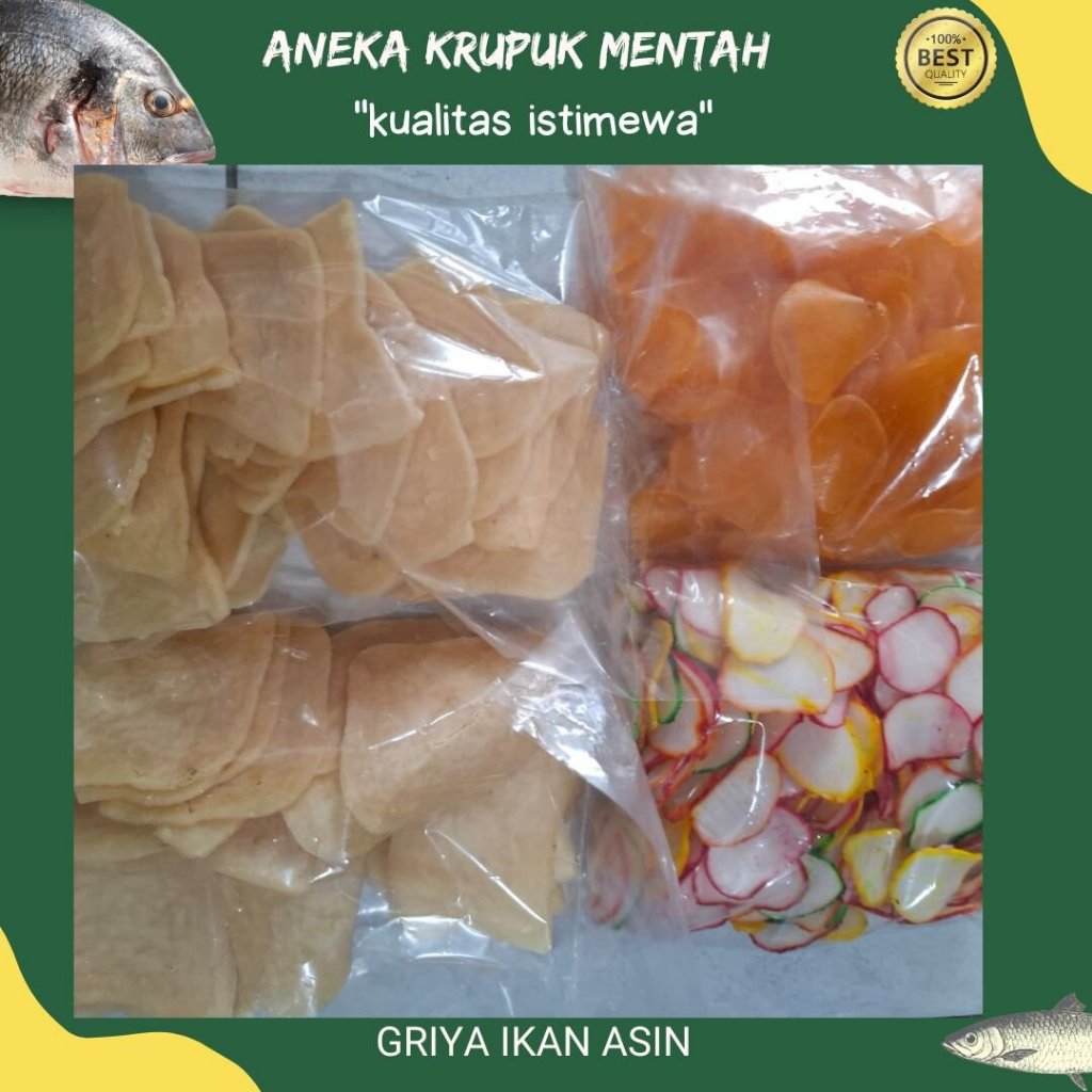 

Krupuk mentah/krupuk seblak/krupuk kering mentah 250 gram