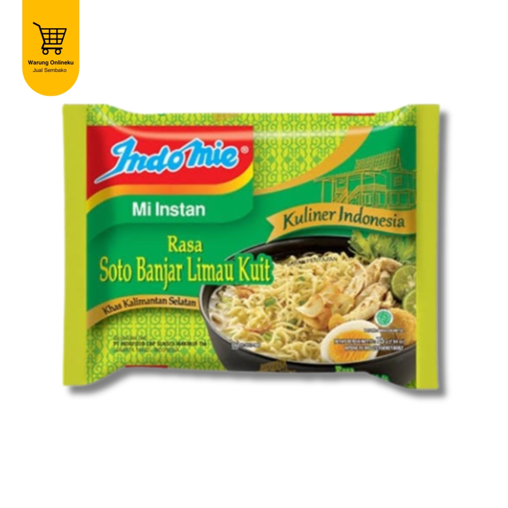 

INDOMIE RASA SOTO BANJAR LIMAU KUIT KHAS KALIMANTAN SELATAN