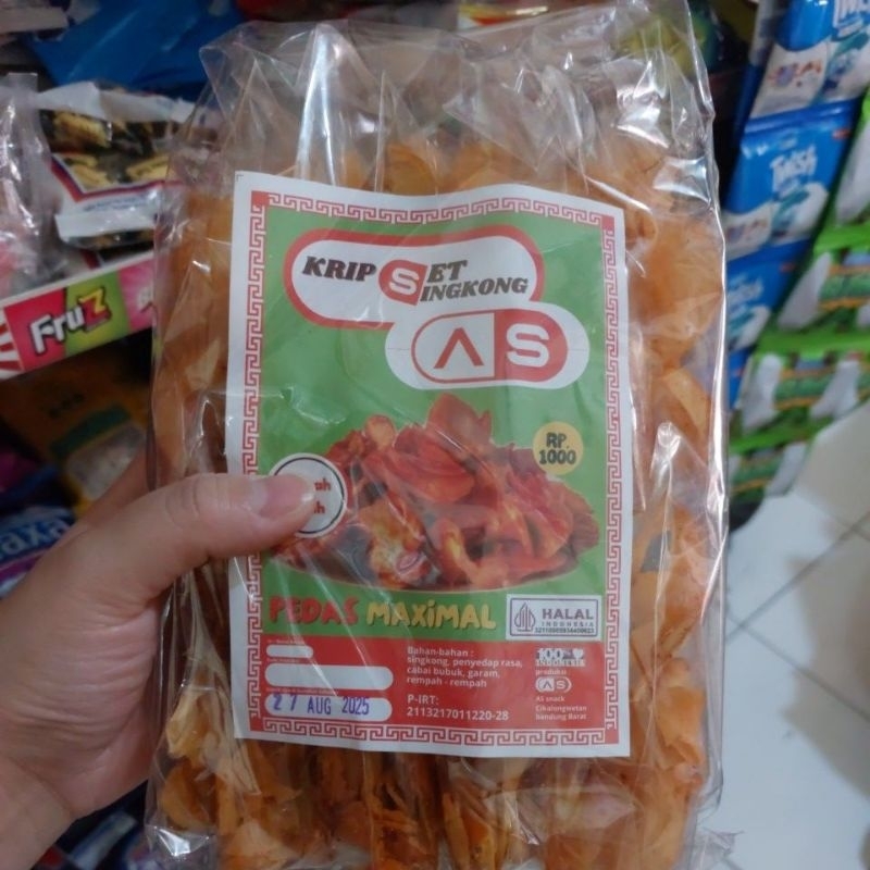 

Kripik Singkong Pedas 1 pack isi 12 pcs