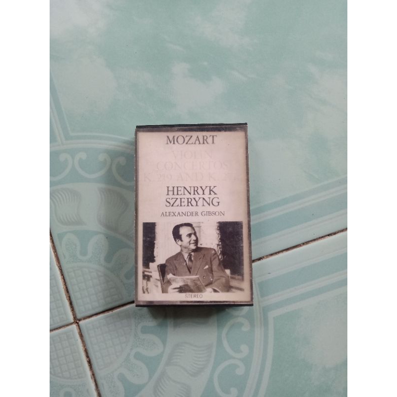 Kaset Mozart Henryk szeryng Alexander Gibson