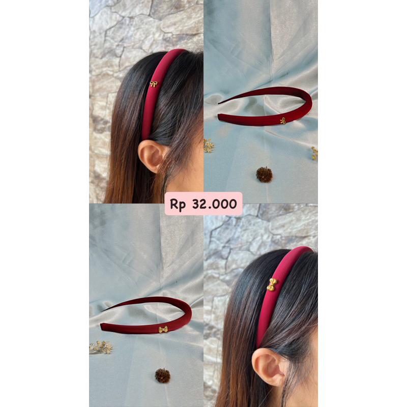 BANDO PITA MERAH KOREA HIGH QUALITY / BANDO MERAH / BANDO IMLEK / BANDO NATAL / BANDO PITA / BANDO K