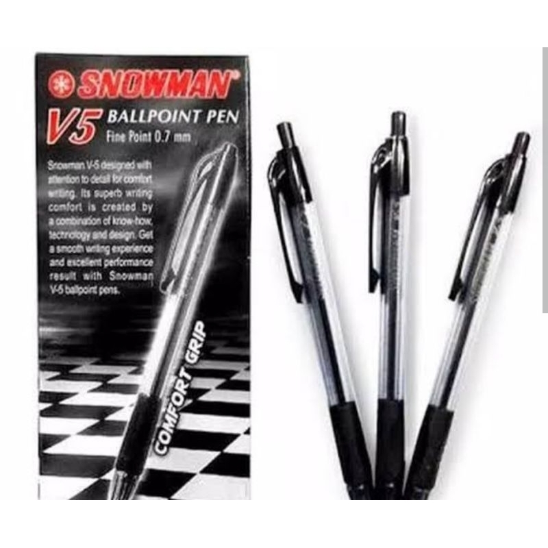 

Snowman V5 Ballpoint Pen Fine Point 0.7 mm