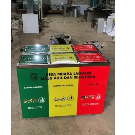 tempat sampah sampah 3in1