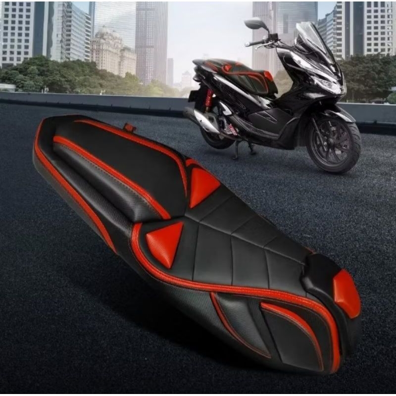 Jok Motor Custom Honda Pcx 150 160 Modif Predator Tranfomer