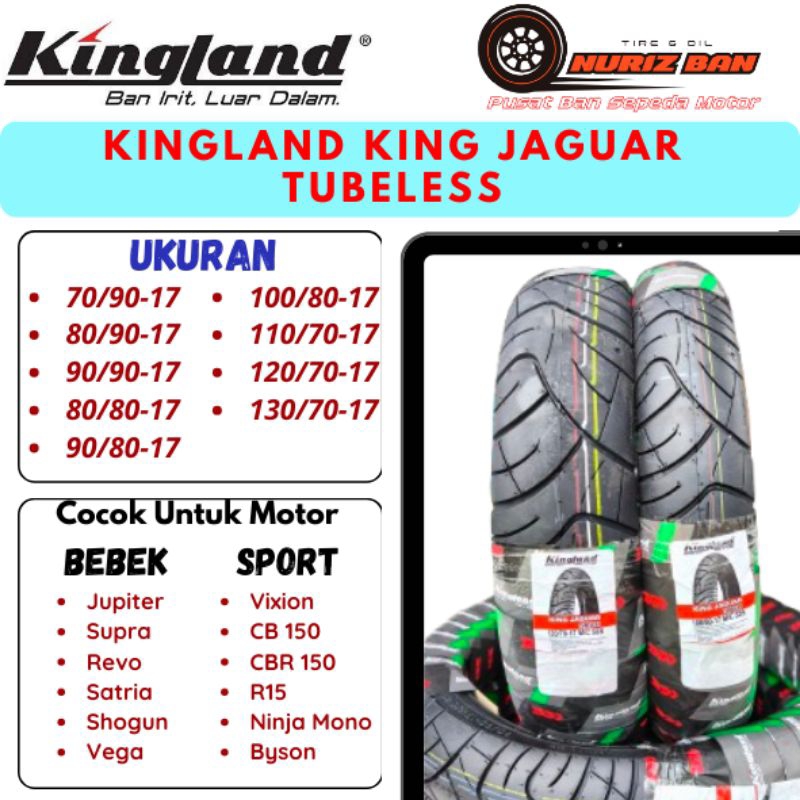 Kingland Ring 17 (TUBELESS) King Jaguar