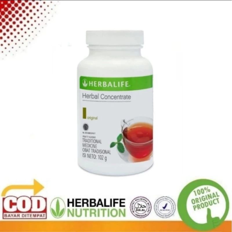 Herbalife Original Tea Concentrate Thermo Minuman Pelangsing Badan Ampuh