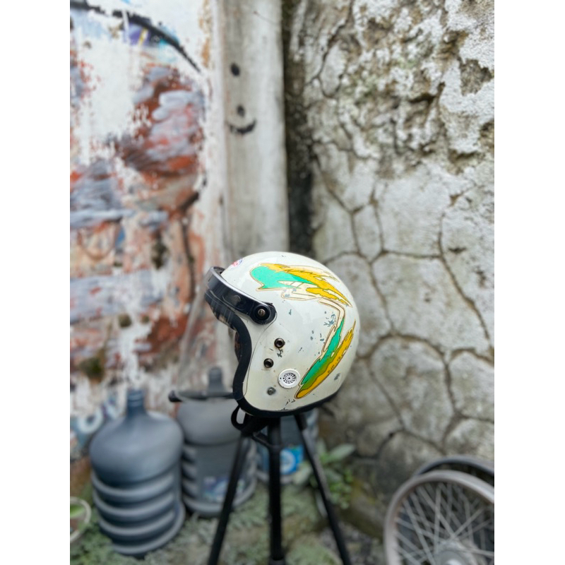 helm jadul vespa kjp