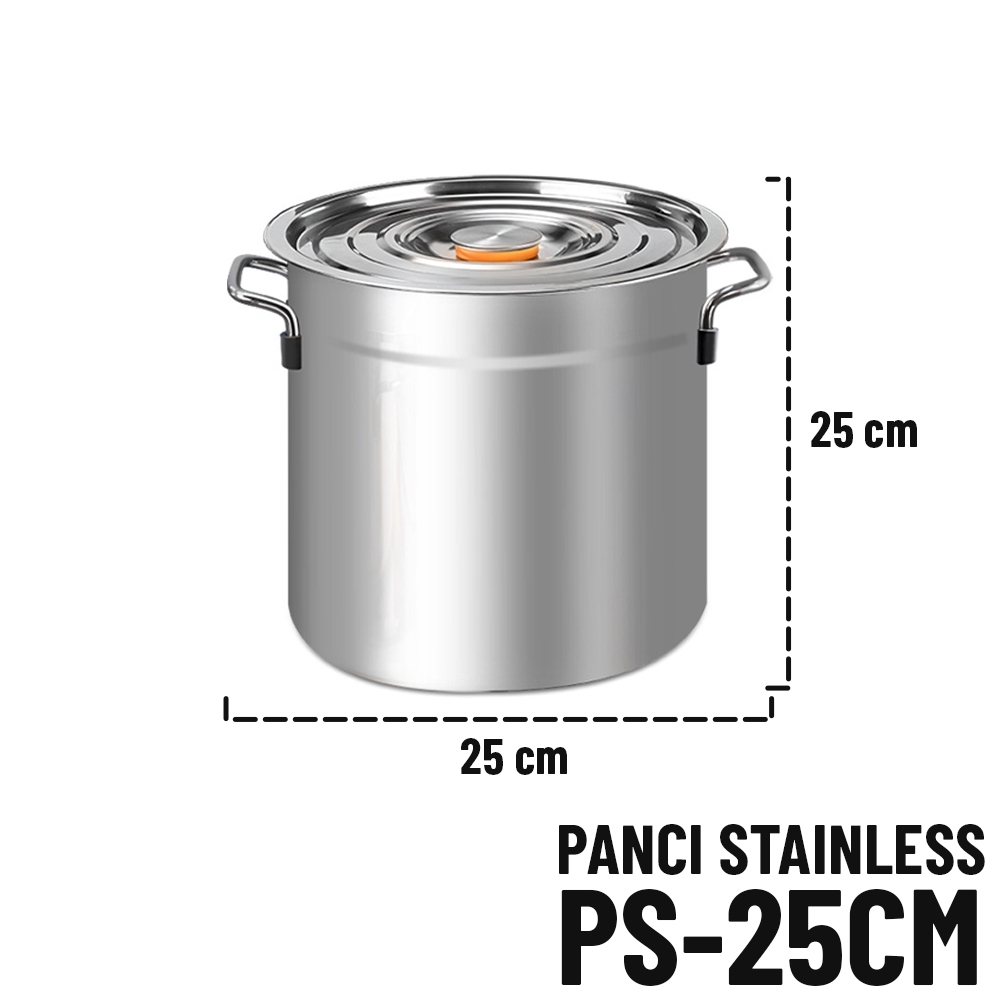 Royalstar Dandang Stainless Steel SUS304 30cm Tebal Panci Bakso/panci dandang besar jumbo/panci dand