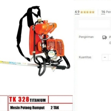 

Mesin Potong Rumput 328 TASTO 2 Tak Brush Cutter Gendong TK 328