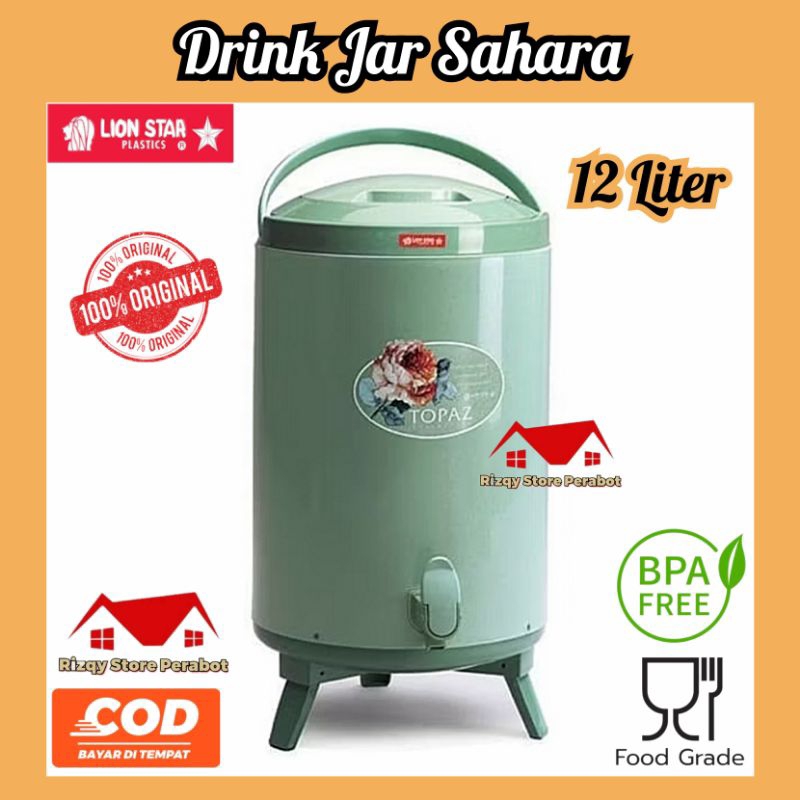 DISPENSER SAHARA DRINK JAR LIONSTAR 12 LITER/ LION STAR Sahara Drink Jar / Termos Dispenser Air pana