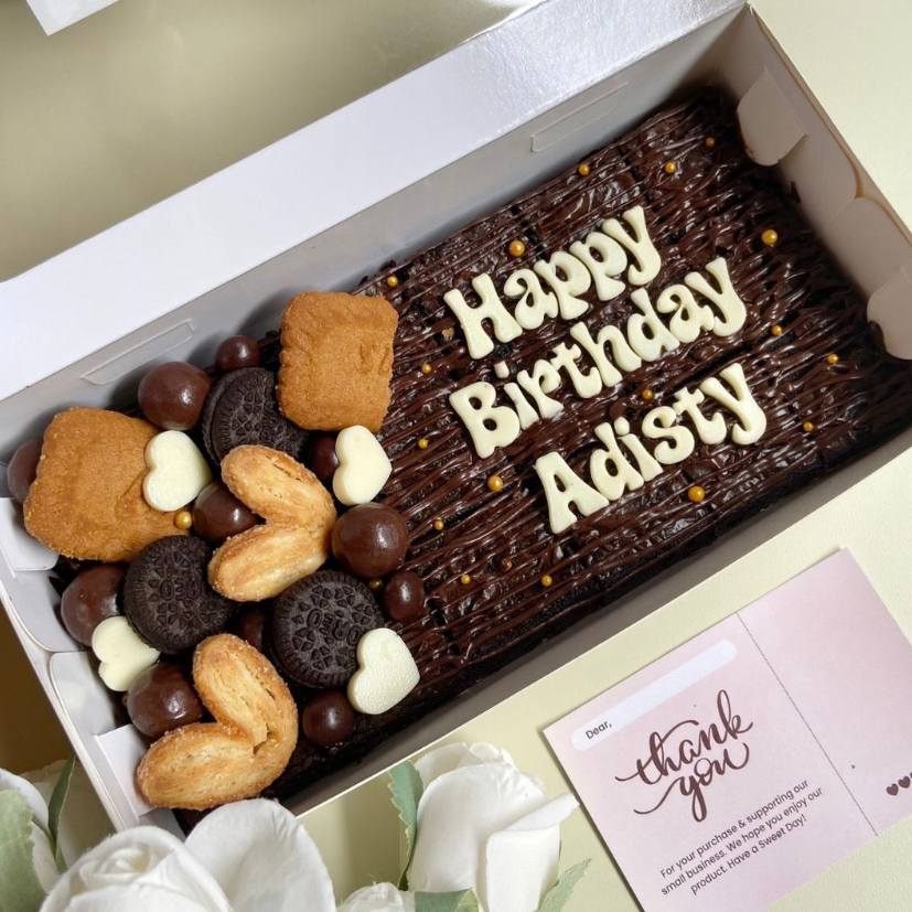 

SEHARI JADI | brownies custom | brownies bites