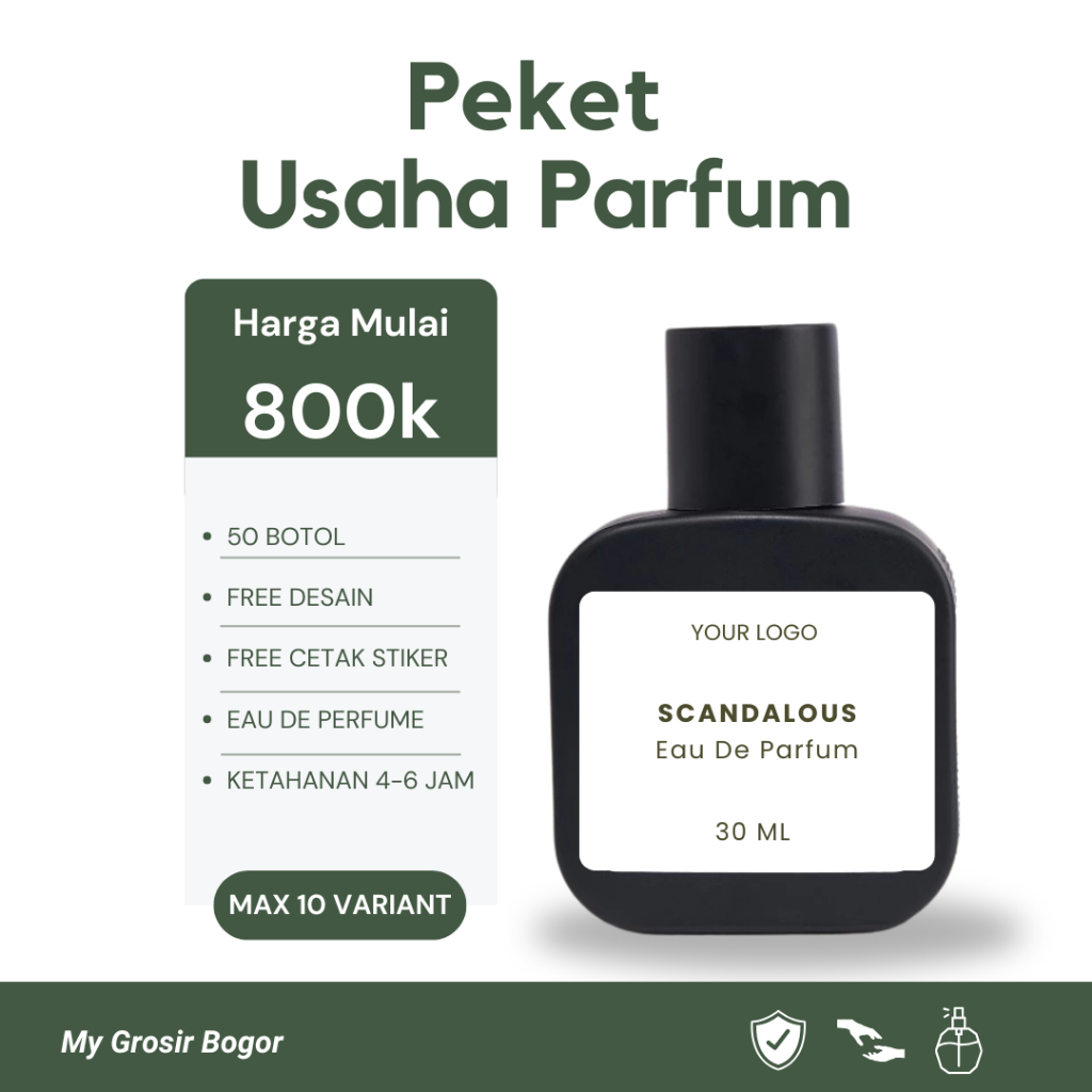 Paket Usaha Parfum Tahan Lama Brand Sendiri 30 Ml