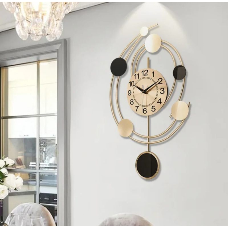 Jam dinding Jumbo Merak Diamond model merak 3D timbul iron Luxury Jam dinding mewah Merak Jam Unik