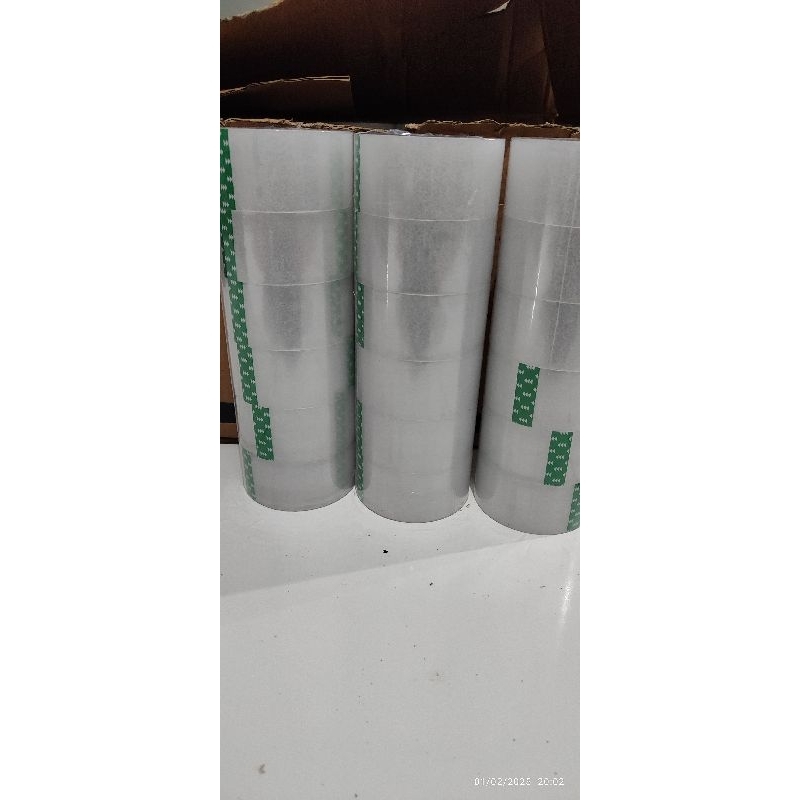 

(6PCS) LAKBAN BENING 1 SLOP ISI 6 45MM x 90 Y TAPE MURAH AREA KEDIRI JAWA TIMUR ISOLASI BENING MURAH