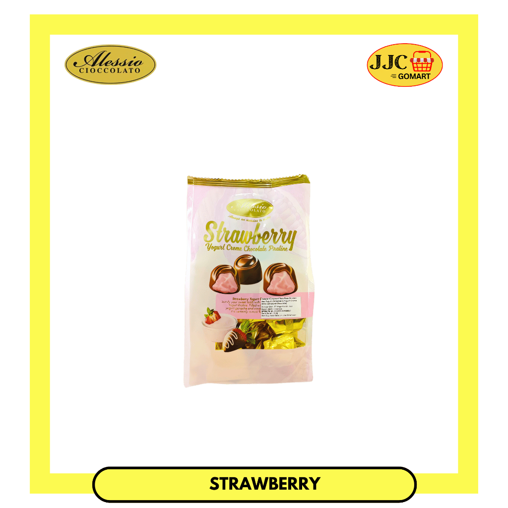 

QH Alessio Chocolate 250gr Matcha Durian Hazelnut Strawberry Coklat Alessio