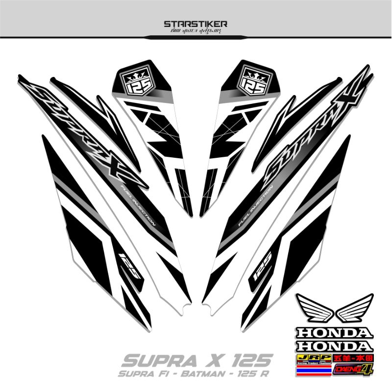 19/Striping Supra X 125 R/Stiker Supra X 125 Fi/Sticker/Supra-x 125 R/Wave 125 R/Stiping/List/Polet/