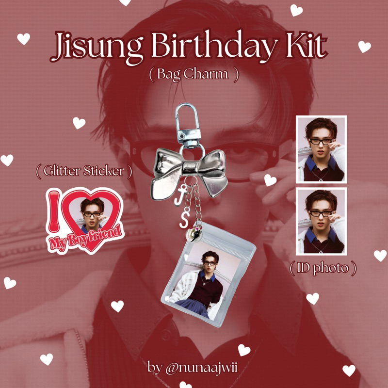 (BACA DESC) Jisung Birthday Kit (Bag Charm) by nunaajwii
