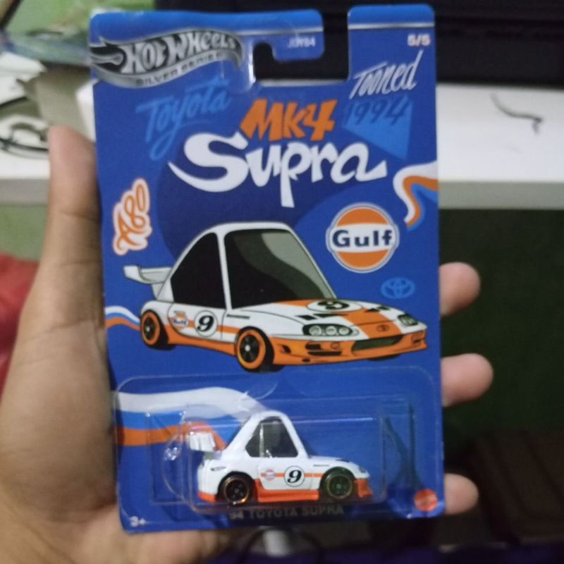 Mainan Diecast Hot Wheels Supra Tooned Gulf Terbaru