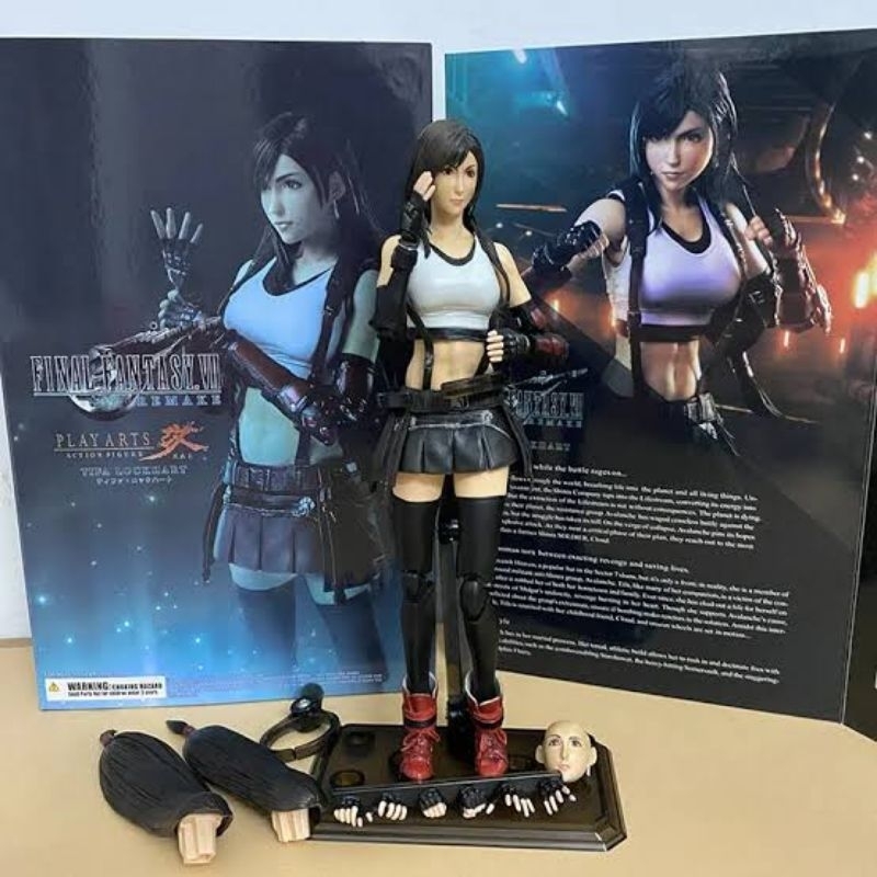 Final Fantasy VII Play Arts Tifa Lockhart Action Figure KWS Anime Game