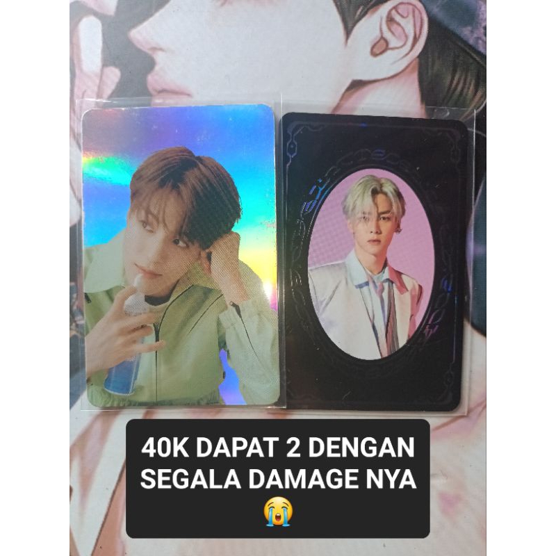 Photocard Jeno Season greetings/photocard kun yearbook/nct dream/photocard nct official