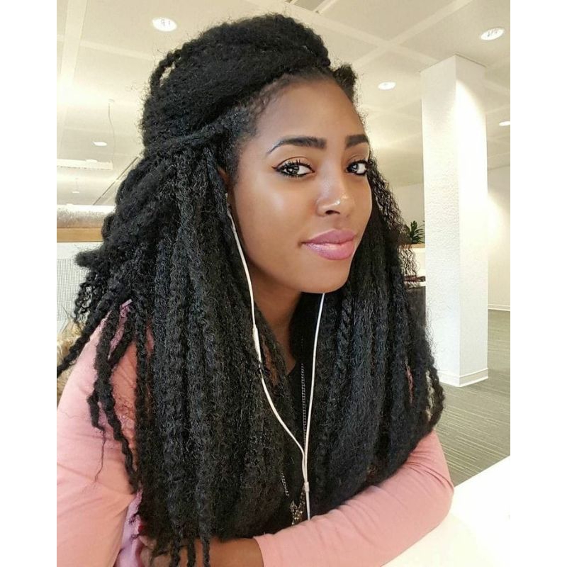 Rambut sambung afrika Reggae Braid