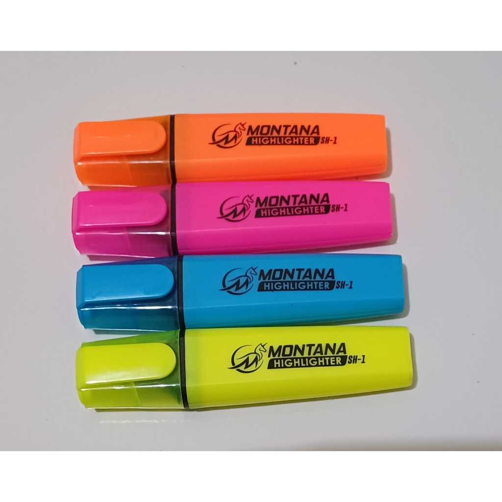 

Montana Highlighter - alat tulis yang digunakan untuk menandai tulisan yang dianggap penting