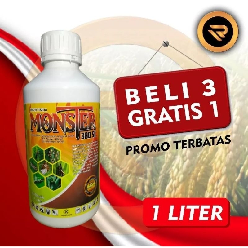 Monster 380SC Insektisida1 LITER Terlaris Termurah Original