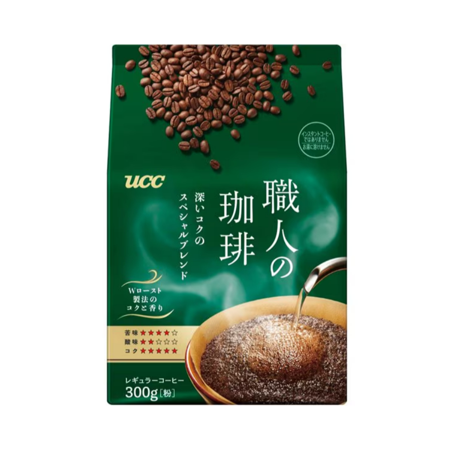 

UCC Ueshima Craftsmans Ground Coffee 300g | UCC Ground Coffee | Kopi Bubuk UCC 300g