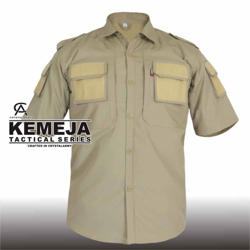 kemeja Tactical Lapangan pendek | Baju Kemeja Taktikal Lapangan | Polisi | Army