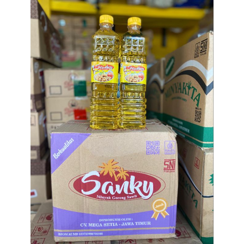 

Sumber Makmur | Minyak Goreng Sanky 900ml 1Karton