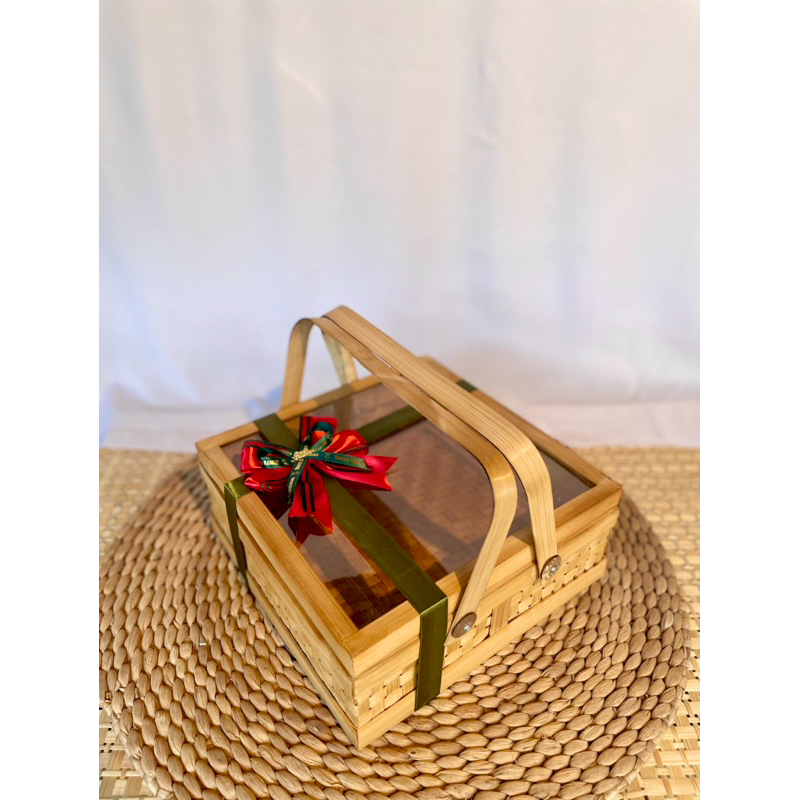 Rantang Bambu Kotak| Rantang Mika | Box Hampers | Box Bambu | Rantang Bambu Anyaman | Rantang Bambu 
