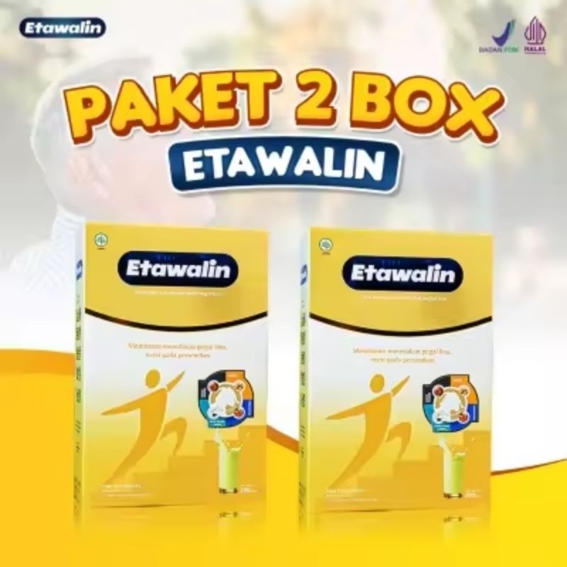 

PAKET 2 BOX ETAWALIN – Susu Kambing Etawa Tingkatkan Kepadatan & Kesehatan Tulang Sendi Susu Anti Pengapuran Sendi Asam Urat Rematik Reumatik