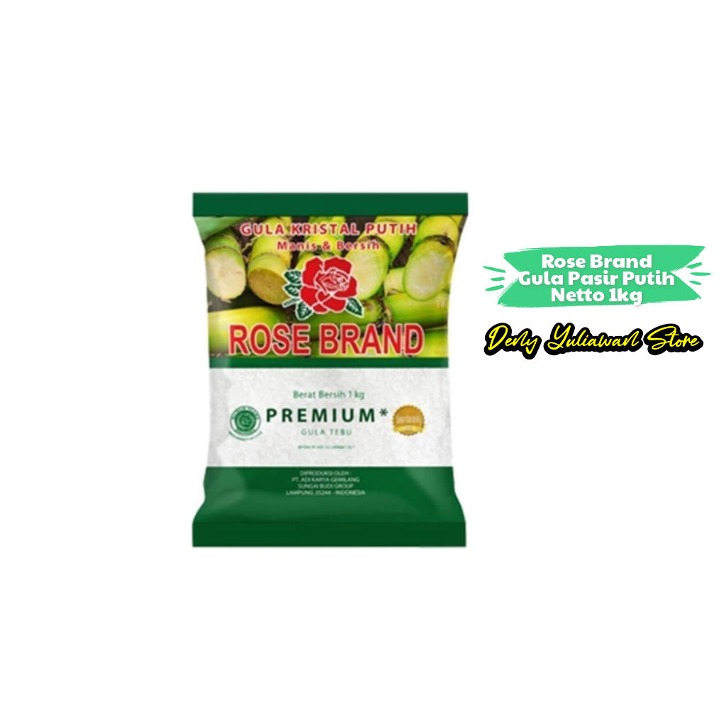 

Gula Pasir Putih Rose Brand 1 kg Manis & Murah