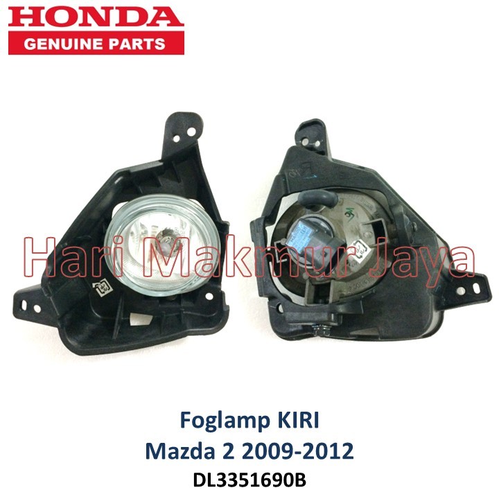 Foglamp KANAN KIRI MAZDA2 Lampu kabut fog lamp MAZDA 2 2009 2010 2011 2012 baru Genuine original