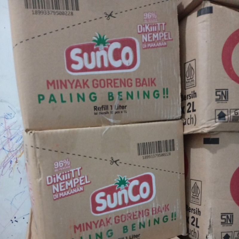 

SUNCO MINYAK GORENG q1LITER 1x12pcs