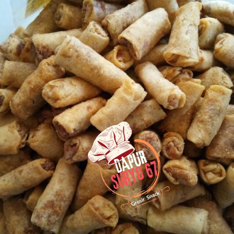 

200gram"SUMPIA UDANG GURIH TERMURAH JAJANAN KILOAN SNACK MAKANAN INSTAN