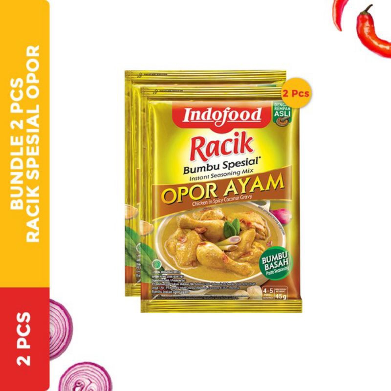 

Indofood Racik Bumbu Special Opor Ayam 45 gr - 2 Sachet