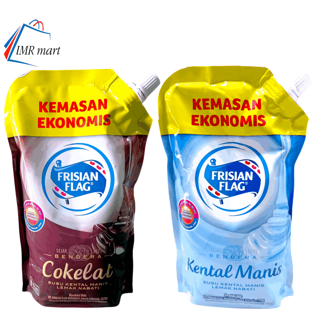 

SKM Bendera Frisian Flag Putih & Coklat Berat 545 gram Susu Kental Manis Pouch