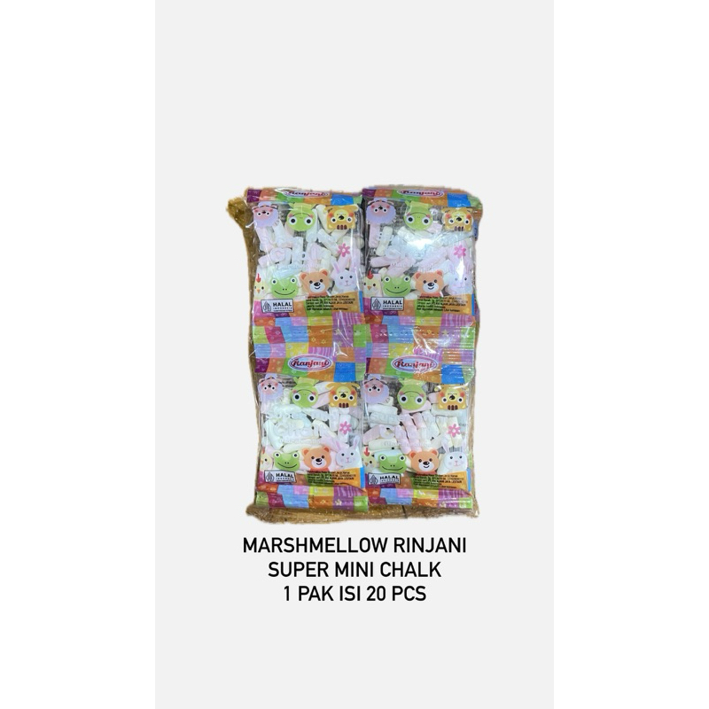 

RANJANI MARSHMELLOW SUPER MINI CHALK ISI 20