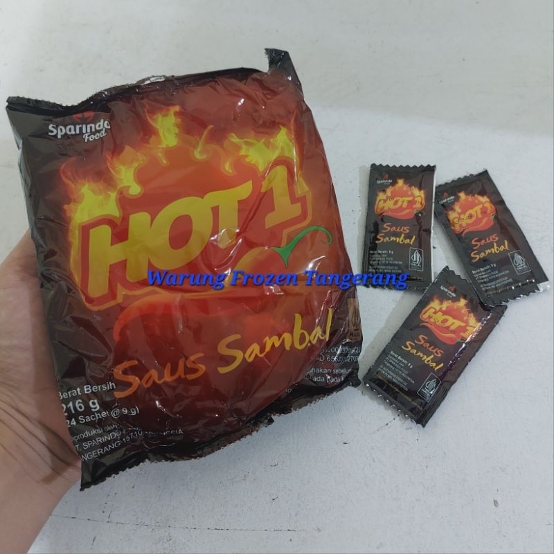 

Hot 1 Saus Sambal sachet 24 x 9 gr Murah