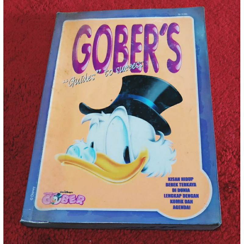 Komik Walt Disney Paman Gober edisi Gober's "Guides" to Success ORI second koleksi pribadi