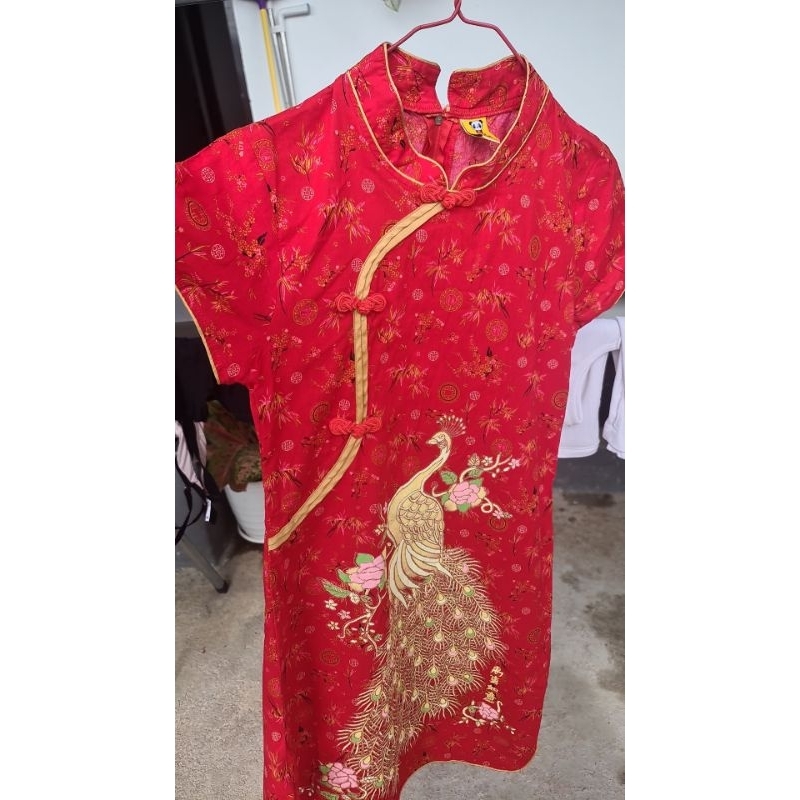 MINI DRESS CHEONGSAM ANAK / BAJU IMLEK ANAK PEREMPUAN . PRELOVED